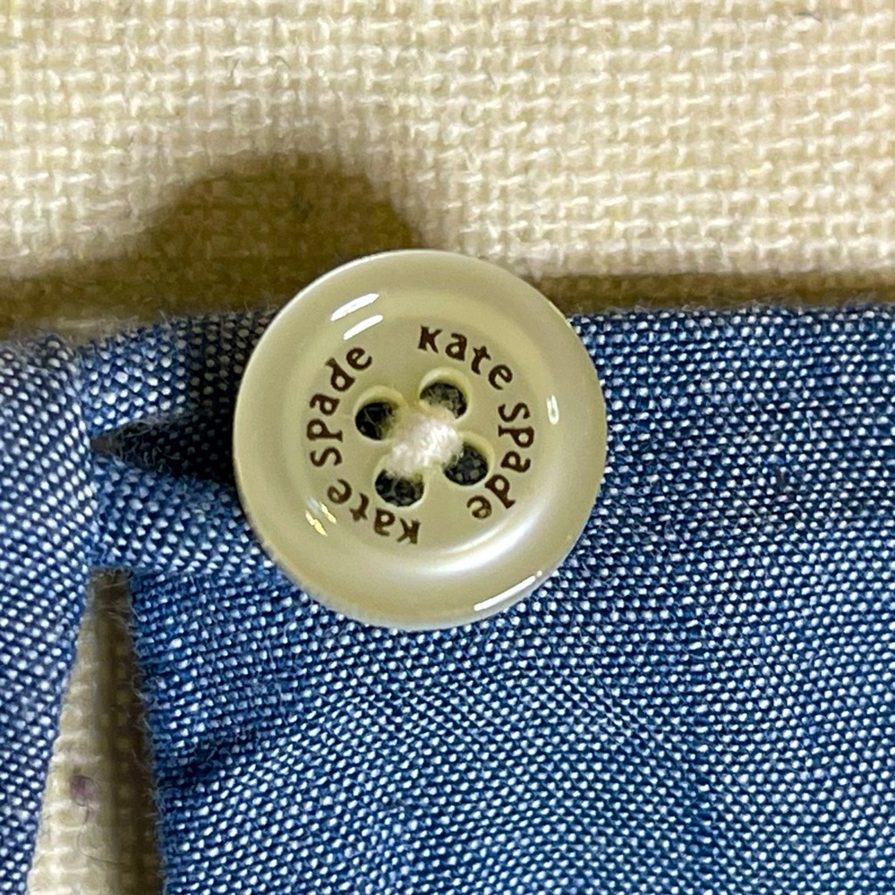 Kate Spade New York Blaire Chambray Dress Size 0 (2-4) - Picture 14 of 15